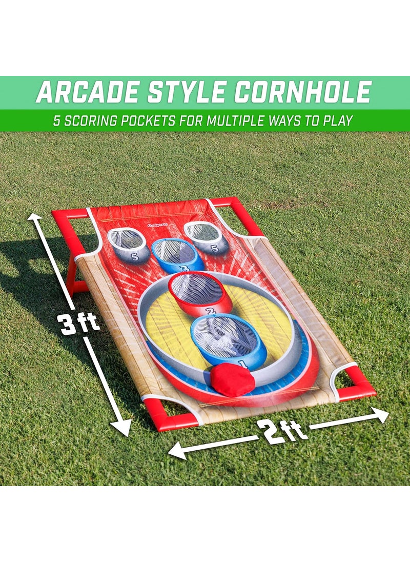 GoSports GoSports 3 x 2 ft Arcade Cornhole Game  Portable Bean Bag Toss Game for Kids and Adults  - Image 2