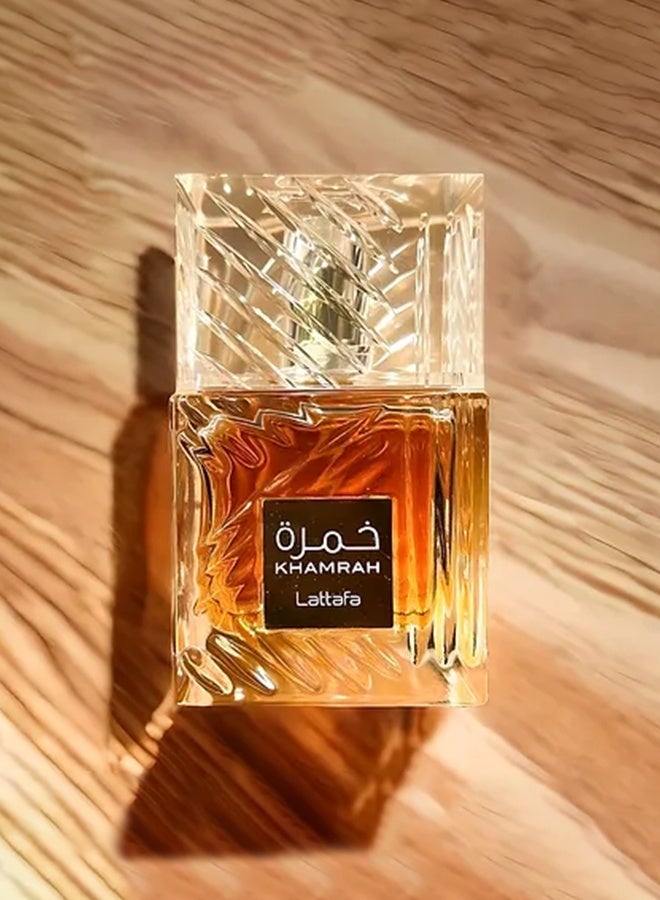 Lattafa Khamrah Unisex Long Lasting Arabic Perfume 100ml & Luxury Oxford Leather Perfume for Men 100ml | Long Lasting Perfumes with Woody & Amber Notes | Eau De Parfum Premium Perfumes Bundle - Image 4