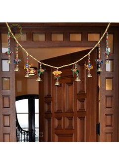 Yalambar Yalambar Handmade Plastic Beads Handmade Traditional Door HangingBandarwalToran for Door Traditional Bandarwal Set for Door 90X13cmtoran4 