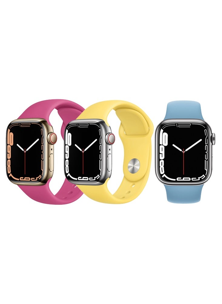 Perfii - 3pcs Watch Bands Replacement for Apple Watch Strap Compatible with Apple Watch 49/46/45/44/42mm Series 10/9/8/7/6/5/4/SE/Ultra - Image 1