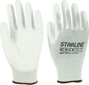 Starline E-42 Antistatic Pu Glove No: 9/l