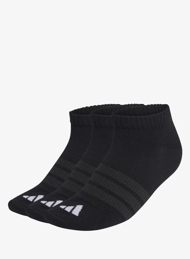 Adidas THIN&amp;LIGHT ESSENTIALS LOW CUT SOCKS 3 PAIR PACK
