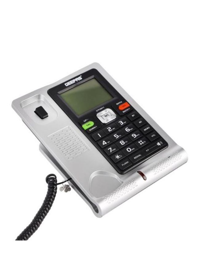 جيباس - هاتف تنفيذي مزود بمعرف المتصل وشاشة LCD 16 رقمًا وإضاءة خلفية بيضاء- GTP28011 - Image 1