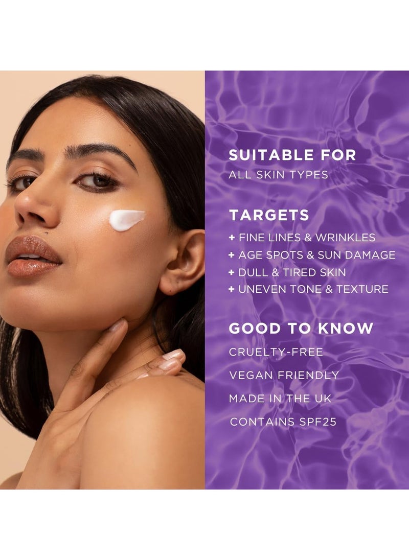 FADE OUT Advanced Age Protection Even Skin Tone Day Cream - Brightening Cream With Hyaluronic Acid and Niacinamide  SPF 25 50ml  - Image 3