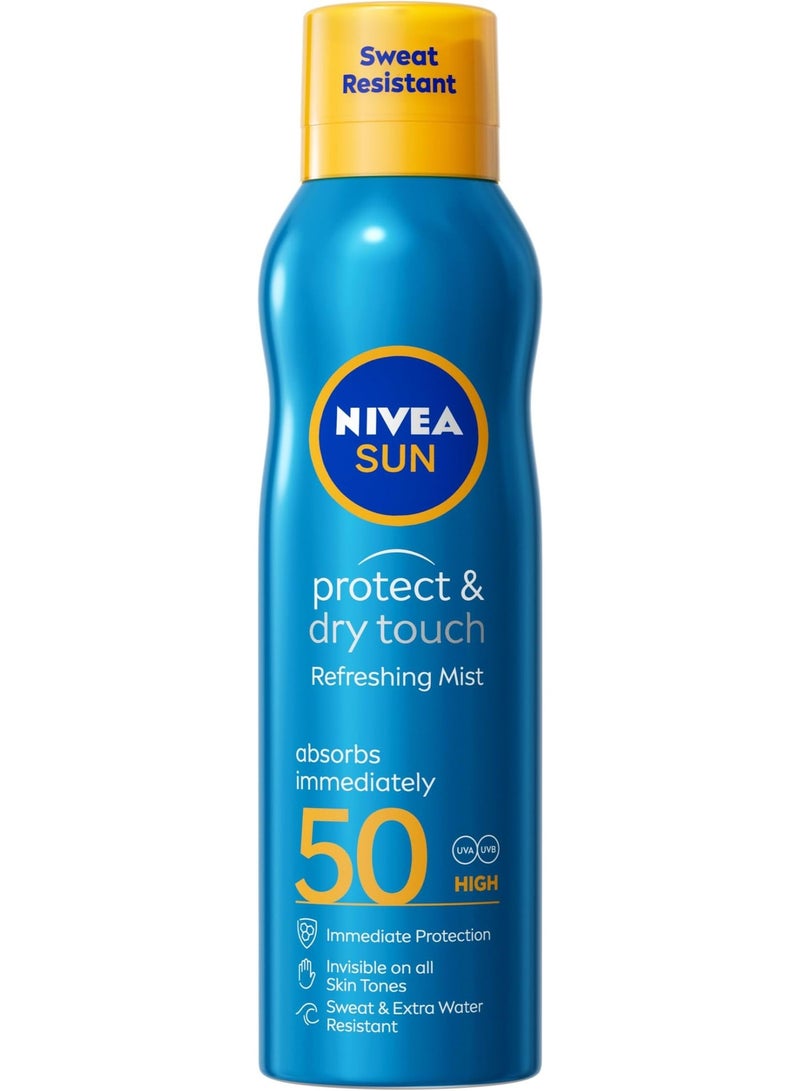نيفيا بخاخ واقي شمس حماية و ملمس جاف SPF 50 من نيفيا - 200مل - Image 1