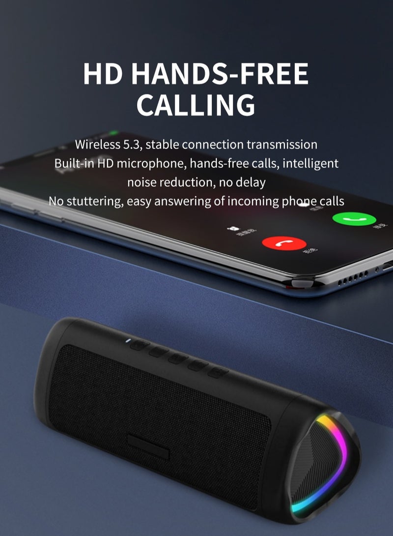 Joshberg Bluetooth Speaker with HD Sound, Portable Wireless, IPX5 Waterproof, Up to 24H Playtime, TWS Pairing, for Home/Party/Outdoor/Beach - Image 5