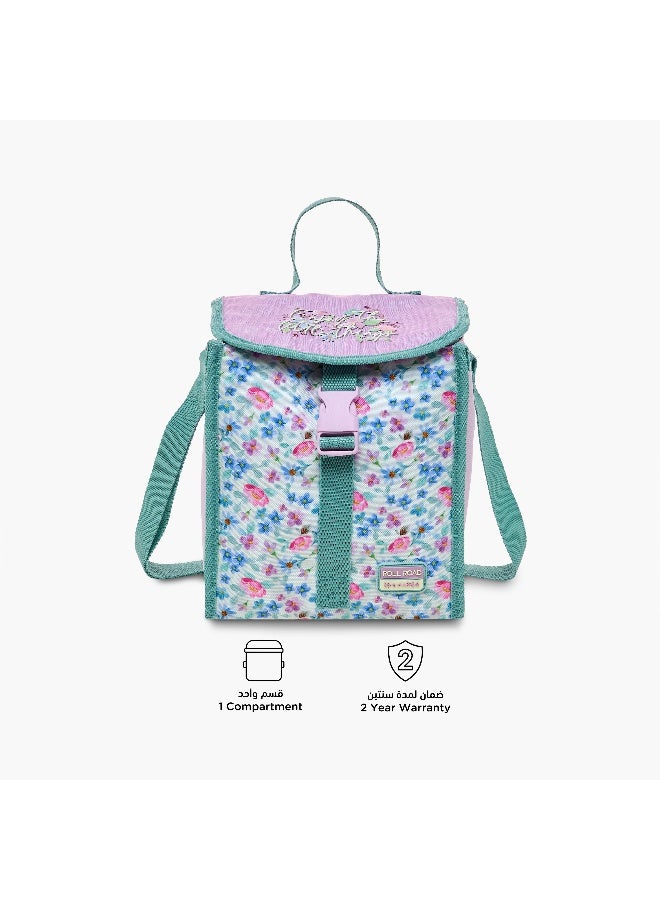 Roll road Lunch/Cooler Bag-My Little Garden-1 Cmprt--Girls (Polyester) Pink \ 20X23X14 - Image 4