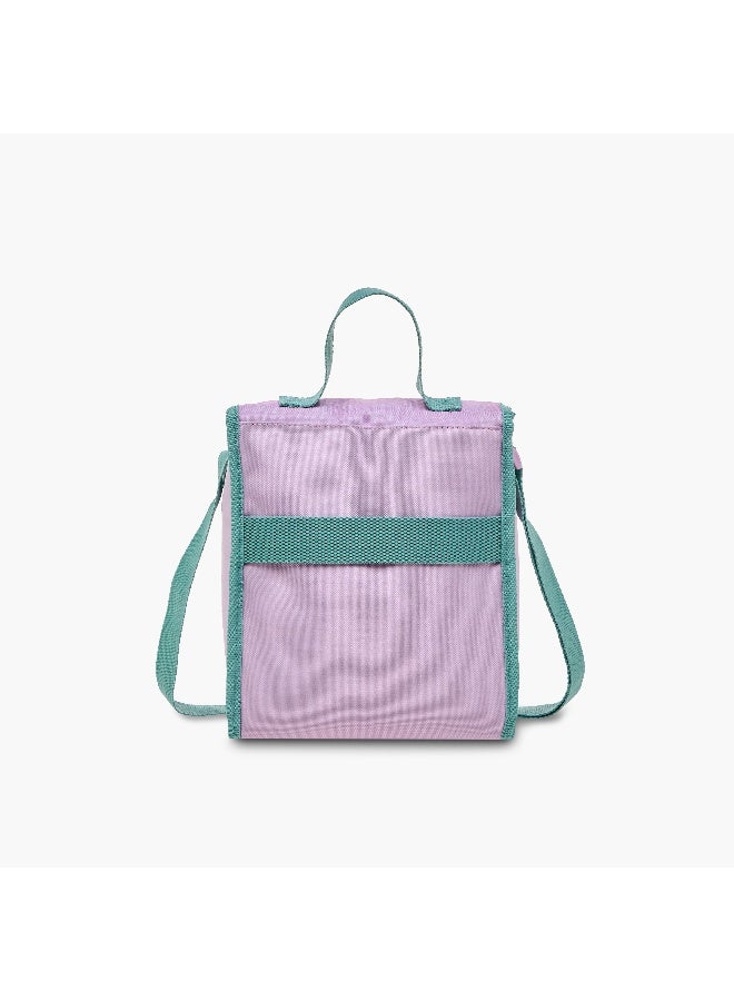 Roll road Lunch/Cooler Bag-My Little Garden-1 Cmprt--Girls (Polyester) Pink \ 20X23X14 - Image 3