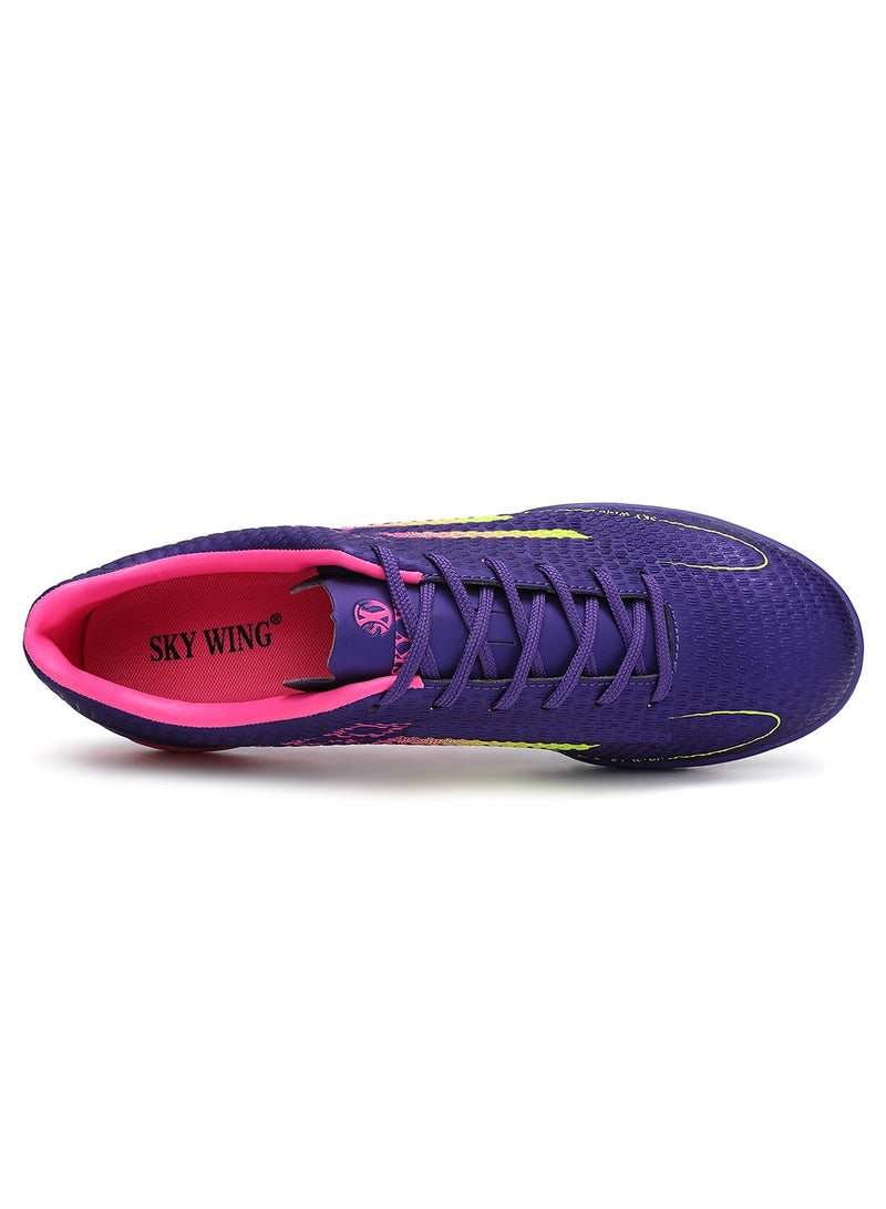 SKY WING Men's And Women's Firm Ground Soccer Cleats Low-Top Football Cleats IC/IN Sole Professional Training Outdoor Lightweight Soccer Shoes - Image 5