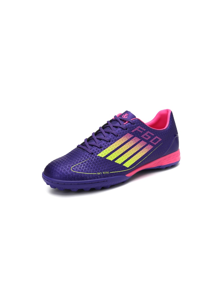 SKY WING Men's And Women's Firm Ground Soccer Cleats Low-Top Football Cleats IC/IN Sole Professional Training Outdoor Lightweight Soccer Shoes - Image 2