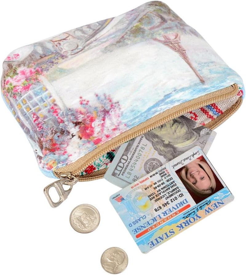 ARRIZO Women and Girls Cute Fashion Coin Purse Wallet Bag Change Pouch Key Holder - Image 5