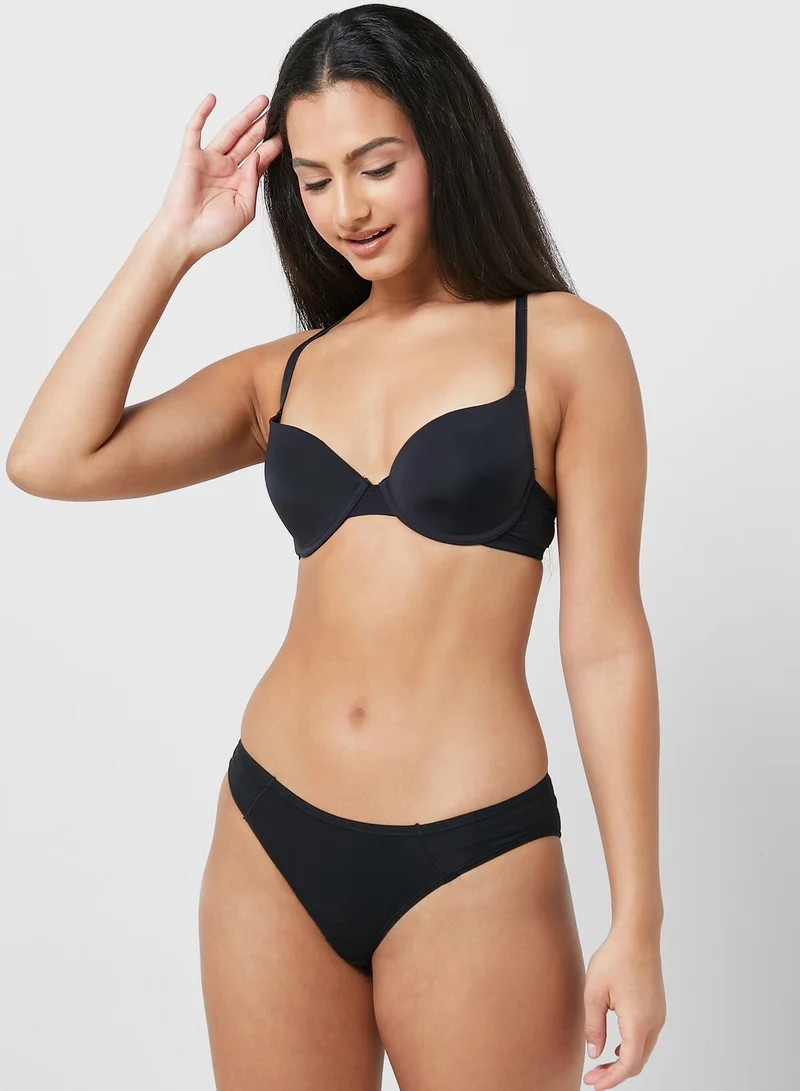 Marks & Spencer 5 Pack No Vpl Cotton Modal Bikini Knickers