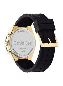 CALVIN KLEIN ساعة يد من السيليكون على شكل تونيو بعقارب للرجال 25200306 - 44.3 ملم  - Image 2
