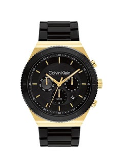 CALVIN KLEIN ساعة يد من السيليكون على شكل تونيو بعقارب للرجال 25200306 - 44.3 ملم  - Image 1