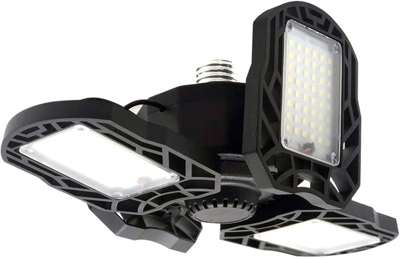 E27 Garage Ceiling LED Light Folding Workshop Lamp 360 Degree Adjustable - Image 2