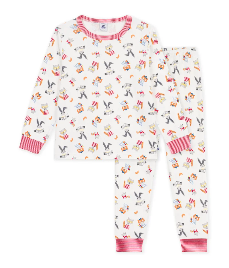 بيتي باتو Children's Pyjamas In Cotton With An Animal Print