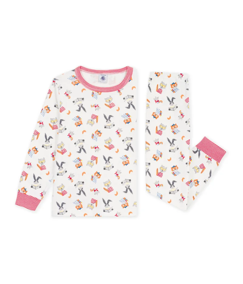 بيتي باتو Children's Pyjamas In Cotton With An Animal Print
