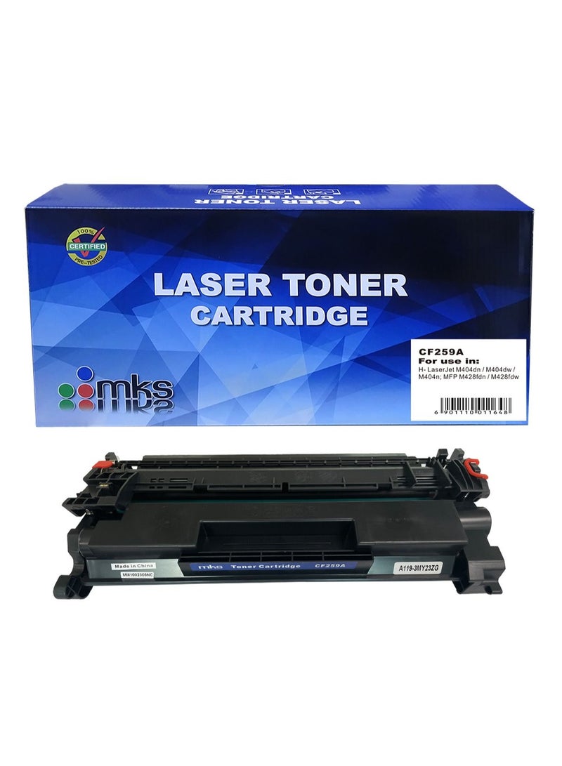 MKS Toner Cartridge CF259A (59A) Compatible with HP LaserJet M404 / MFP M428 - Image 1