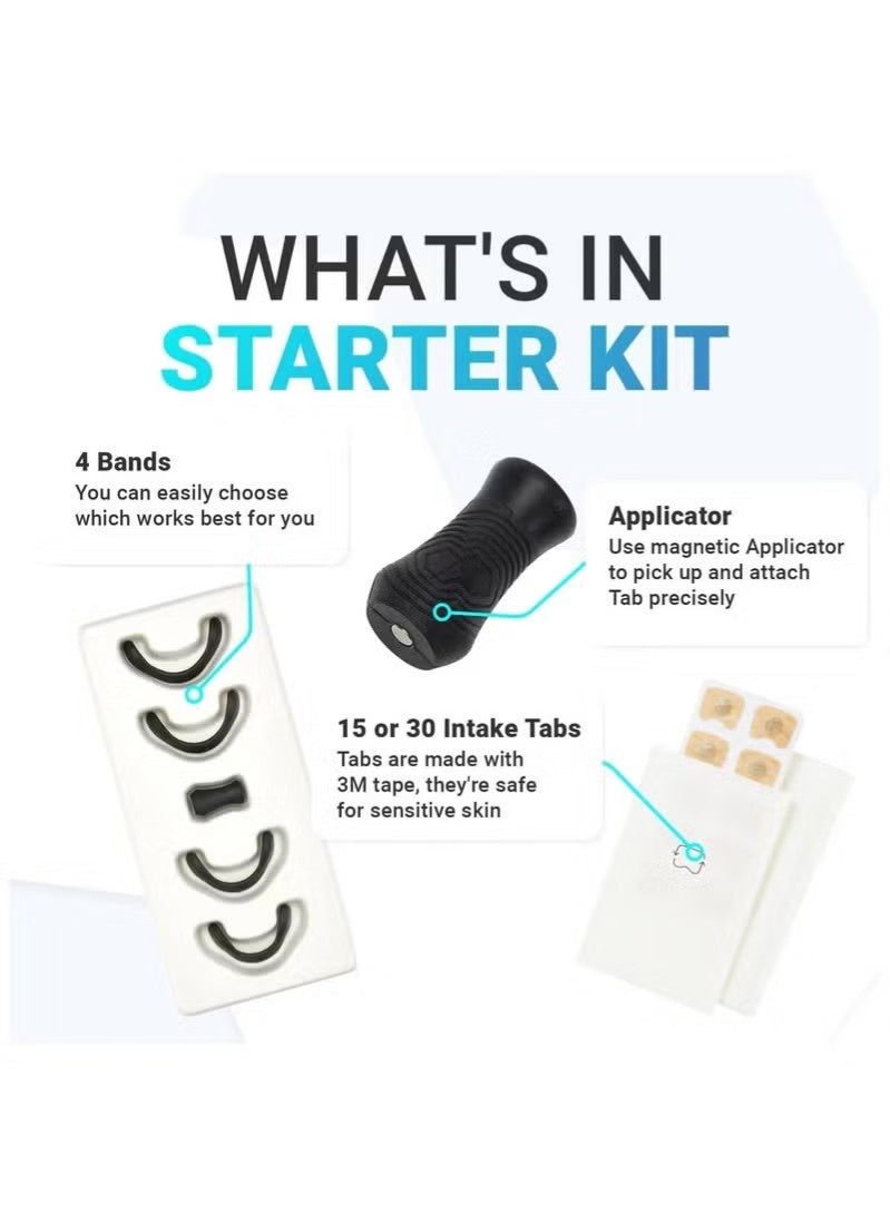 اترجسز التنفس الأنف الشريط البداية مجموعة 15 العد - تعزيز كمية الأكسجين، تقليل الشخير، تحسين نوعية النوم - لا دواء أو المواد الكيميائية، مقاومة للعرق، الجلد آمنة الأنف الشريطات، القوس الأسود - Image 3