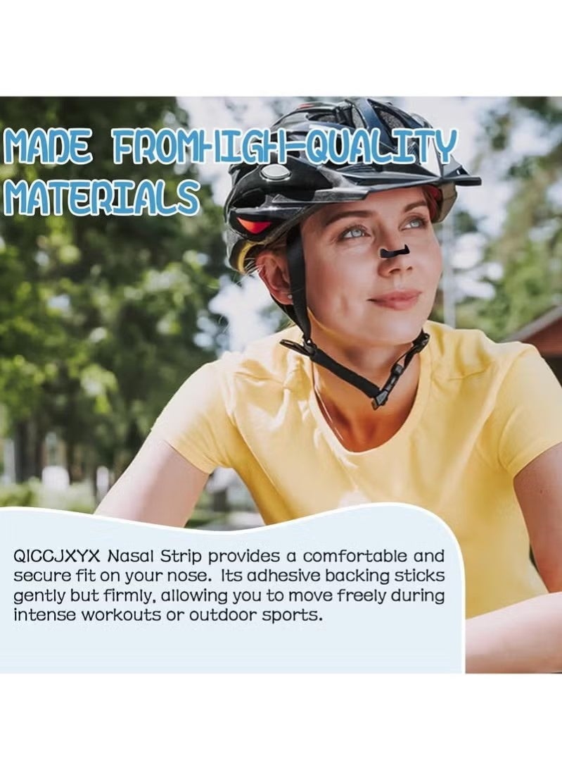 اترجسز التنفس الأنف الشريط البداية مجموعة 15 العد - تعزيز كمية الأكسجين، تقليل الشخير، تحسين نوعية النوم - لا دواء أو المواد الكيميائية، مقاومة للعرق، الجلد آمنة الأنف الشريطات، القوس الأسود - Image 4