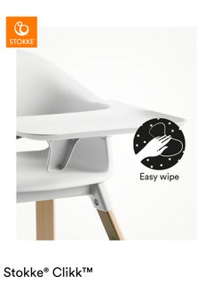 STOKKE Clikk High Chairall - In - One Baby High Chair With Tray + Harnesslight, Durable And Travel Friendlyergonomic And Adjustable Featuresbest For 6 - 36 Months Or Up To 15Kg/33Lbswhite  - Image 5