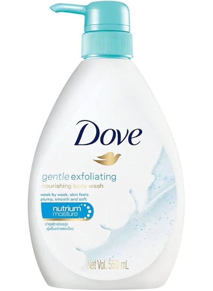 دوف غسول الجسم المقشر اللطيف من دوف 550 مل