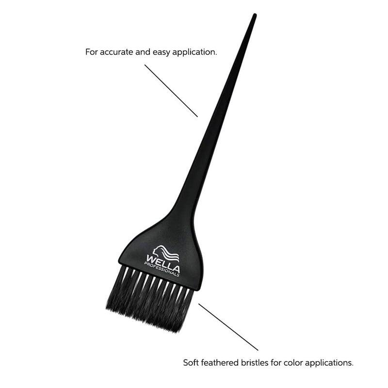 Wella Professionals Color Brush, Black with Wella Professionals Logo, Great for Color Mixing and Application, For Professional or At-Home Use - Image 2