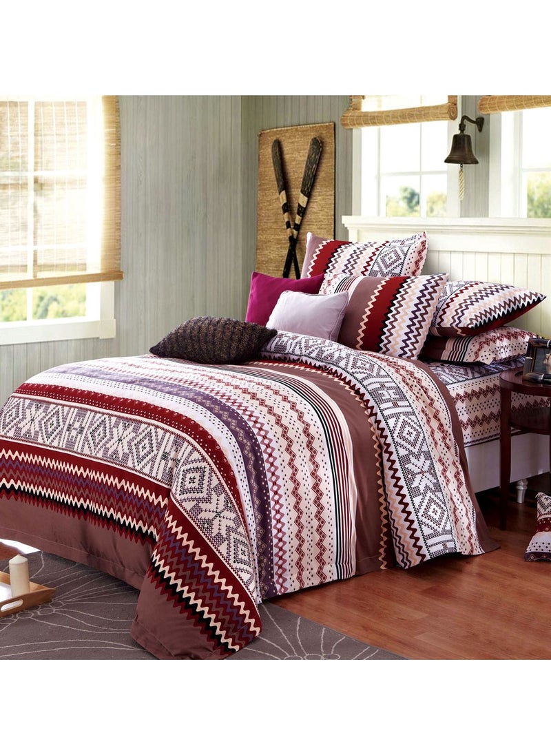 Family Bed quilt set 100% Cotton 3 pieces size 240 x 240 cm model 4013 from Family Bed  - Image 1