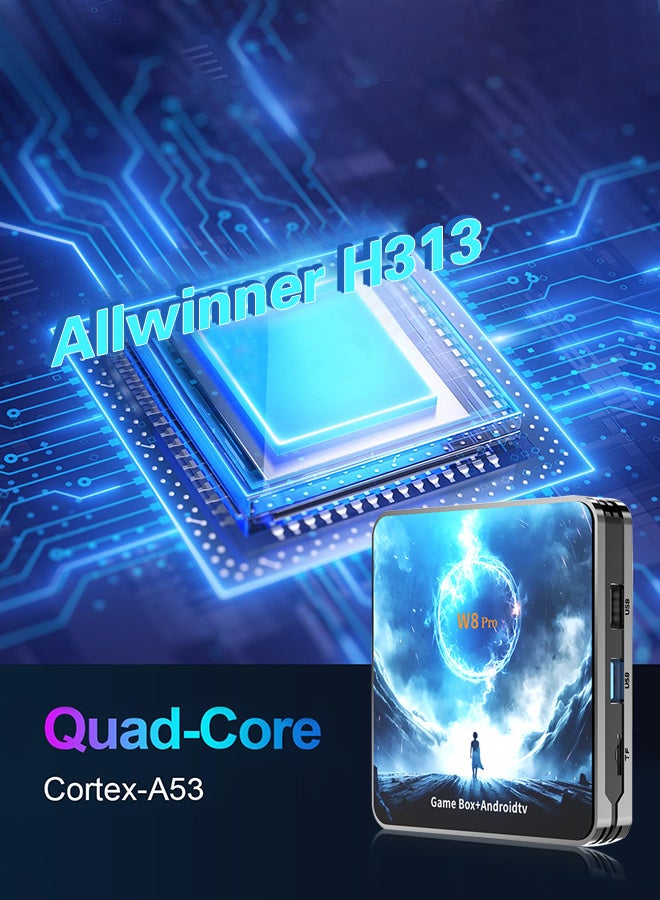 8K Smart Video Game TV Box,Video Game Consoles 36000 Games 64GB Retro Classic Gamin 2.4G Wireless Gamepads Controller - Image 4