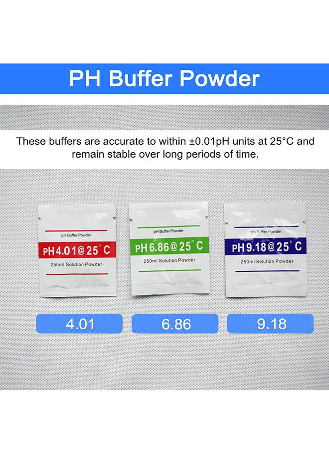 Generic - PH Meter Calibration Point 3 Type PH Buffer Powder Set Measure Calibration Solution Powder For PH Test Meter - Image 1