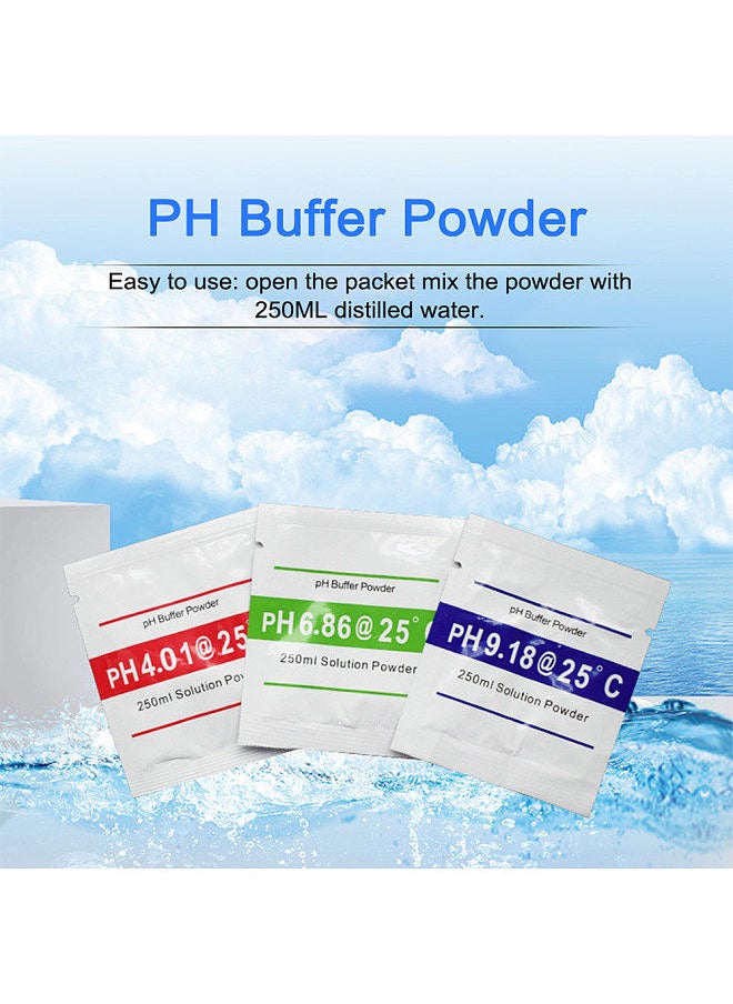 Generic - PH Meter Calibration Point 3 Type PH Buffer Powder Set Measure Calibration Solution Powder For PH Test Meter - Image 1