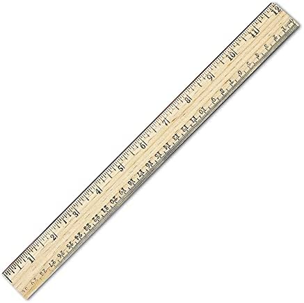 Westcott Westcott School Ruler with 16ths and Metric 12Inch 10377 - Image 2