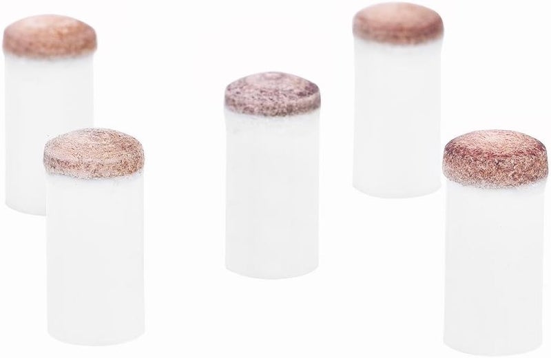 comfrt 10Pcs Cue Tips Billiard Replacement with Pool Cue Stick Ferrules Parts - Image 1