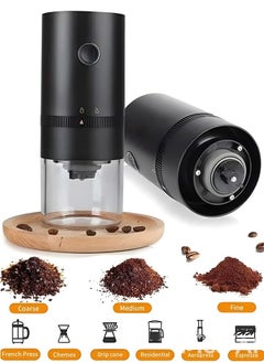 TOSCANA U Portable electric coffee grinder rechargeable black USB C  - Image 2