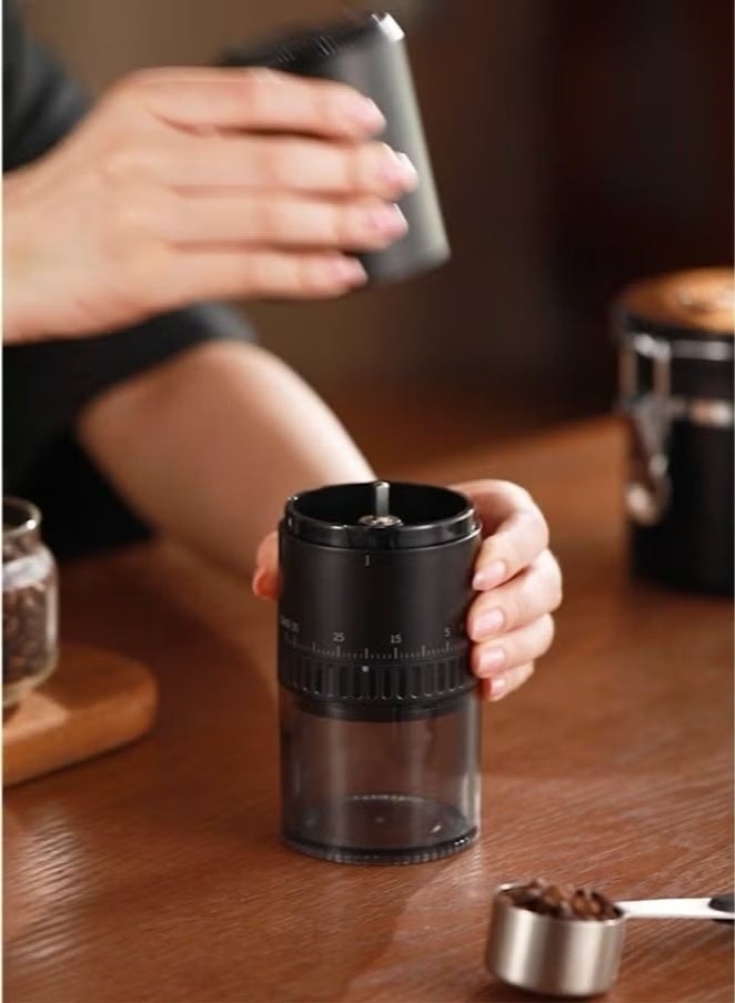 TOSCANA U Portable electric coffee grinder rechargeable black USB C - Image 4