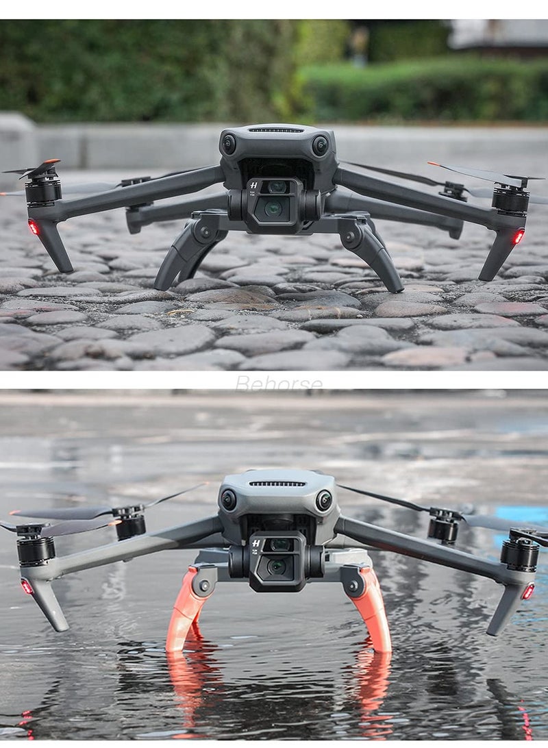 Extended 38mm Landing Gear for DJI Mavic 3 - Foldable Lifting Stand and Leg Protector for Enhanced Stability and Safety - Essential Drone Accessory - Image 2