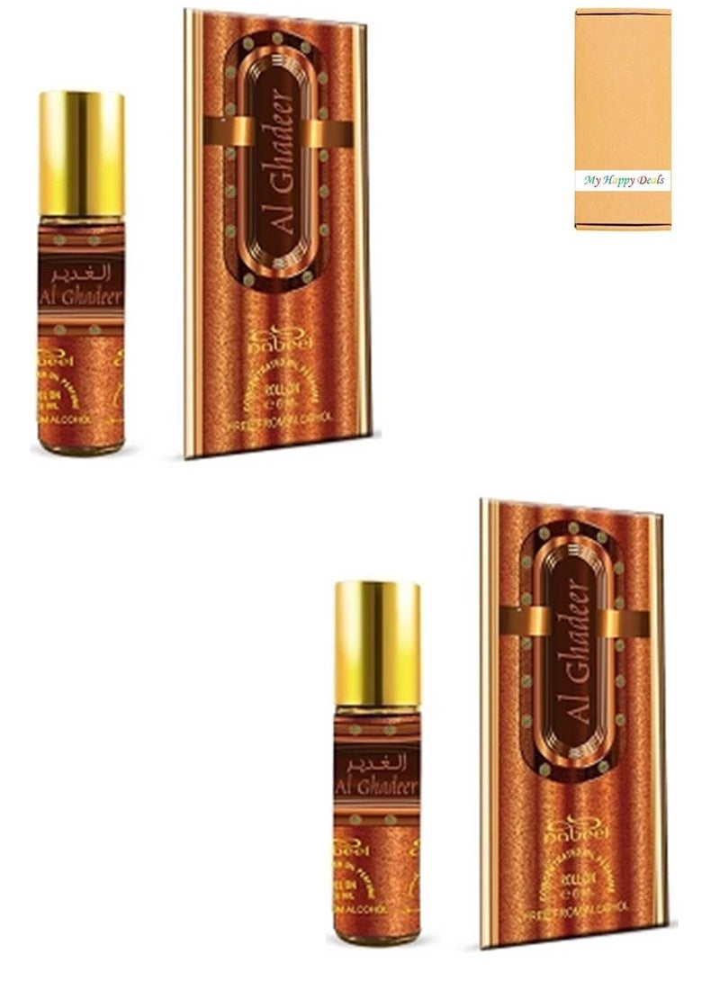 نبيل عبوتين نبيل الغدير عطر بالزيت خالي من الكحول 6 مل - Image 1