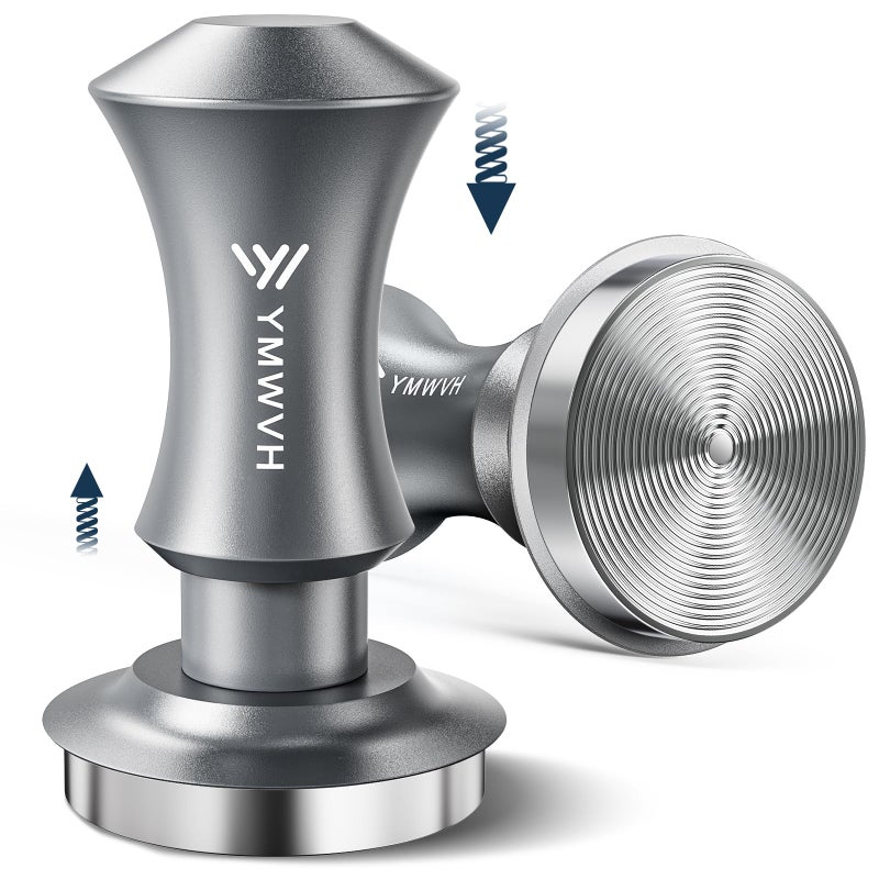 51mm Espresso Tamper Premium Barista Coffee Tamper with 20lb30lbs Replacement Springs  100 Stainless Steel Ripple Base Constant 30lb Compatible with Delonghi Espresso Coffee Machine