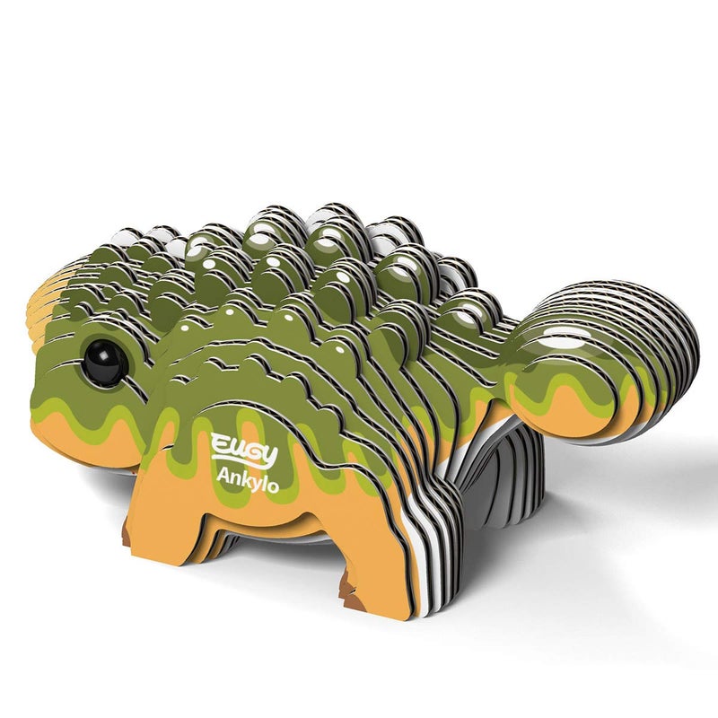 Eugy Ankylosaurus Dinosaur 3D Puzzle  26 Piece Eco-Friendly Educational Toy Puzzles for Boys  Girls & Kids Ages 6+ - Image 3