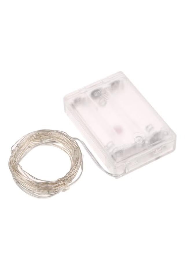 EasyLife 3M LED Fairy String Lights, Indoor Garden Home Party Wedding Festival Decorations Crafting Battery Operated Lights Warm White - Image 5