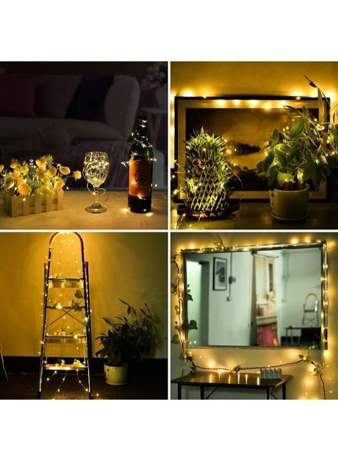 EasyLife 3M LED Fairy String Lights, Indoor Garden Home Party Wedding Festival Decorations Crafting Battery Operated Lights Warm White - Image 3