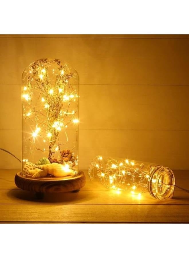 EasyLife 3M LED Fairy String Lights, Indoor Garden Home Party Wedding Festival Decorations Crafting Battery Operated Lights Warm White - Image 2