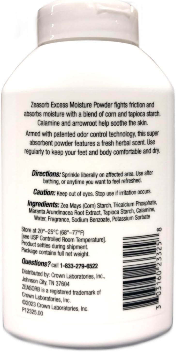 Zeasorb Prevention Super Absorbent Powder for Foot Care - 2.5-Ounce Bottles (Pack of 2) - Image 3