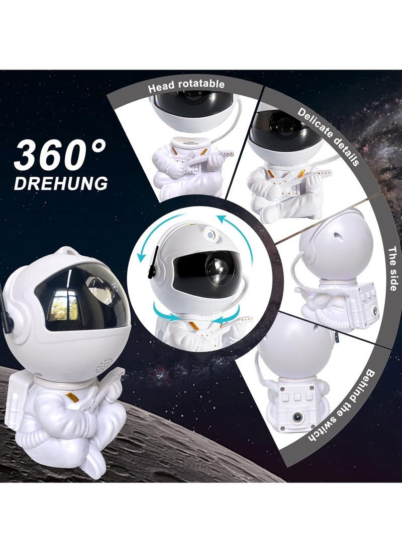ELTRAZONE Starry Sky Projector Astronaut, LED Night Light Projector Light With Remote Control, Galaxy Starry Projectors, Galaxy Projector Astronaut Ornaments For Room Decoration Star Projector Galaxy Light - Image 2