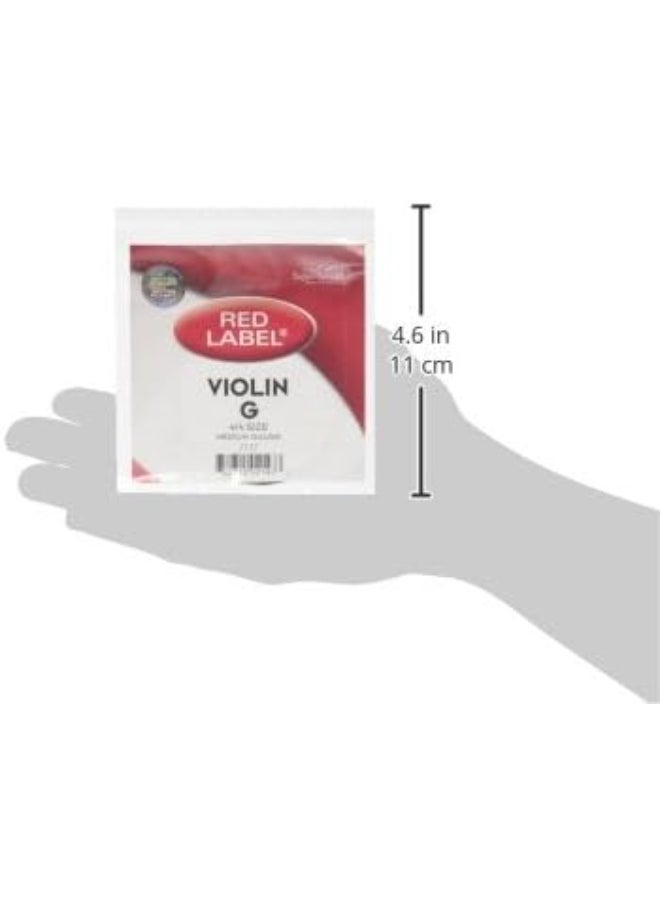 Super Sensitive Red Label 4/4 Violin G String - Medium Gauge (2147)  - Image 3