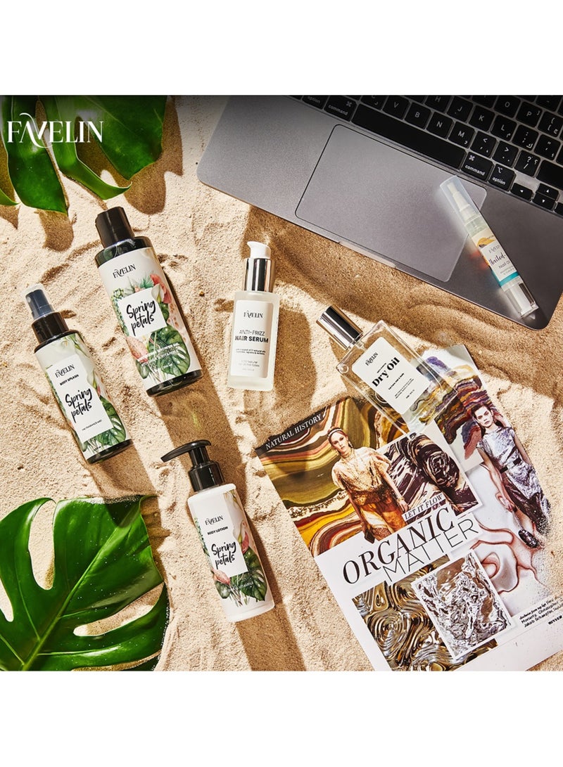 ڤاڨلين جل استحمام سبرينج بيتالز اللطيف للتنظيف والترطيب برائحة الزهور و ورق التفاح 200 مل - Image 4