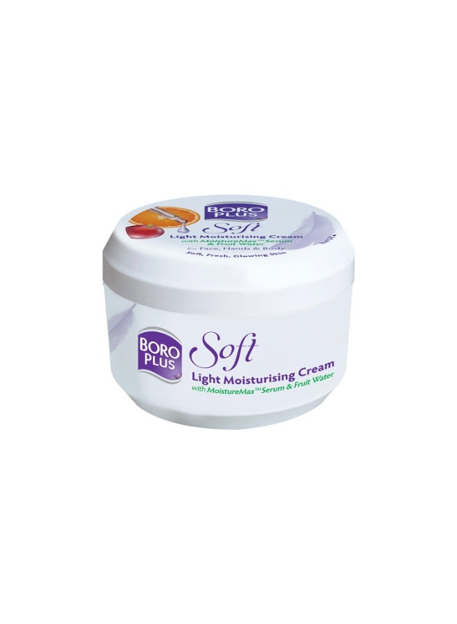 BoroPlus Soft Light Moisturising Cream|Light & Non-sticky|Provides 24 hour moisturisation | For Soft Fresh Skin 300 ml - Image 2