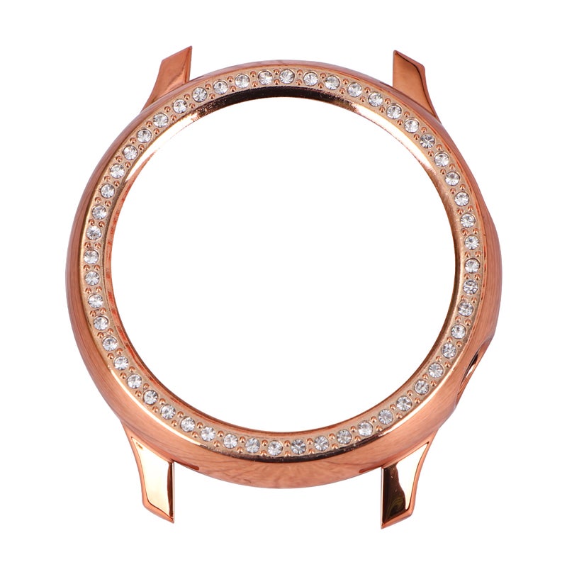 1Pc Diamond-studded Watch Protective Case Practical Watch Cover Compatible for Samsung Watch Active Protection Rose Gold - Image 1