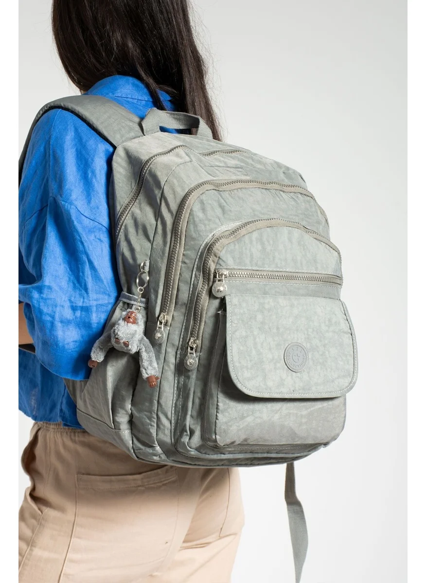 Çanta Trend Bag Trend Monkey Gift Ultra Light Multi-Pocket Waterproof Backpack Unisex
