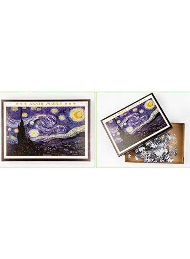 1000-Piece Jigsaw Puzzle Starry Night - Image 5